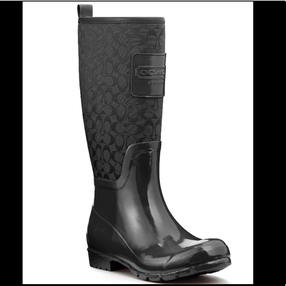 COACH RAIN BOOTS